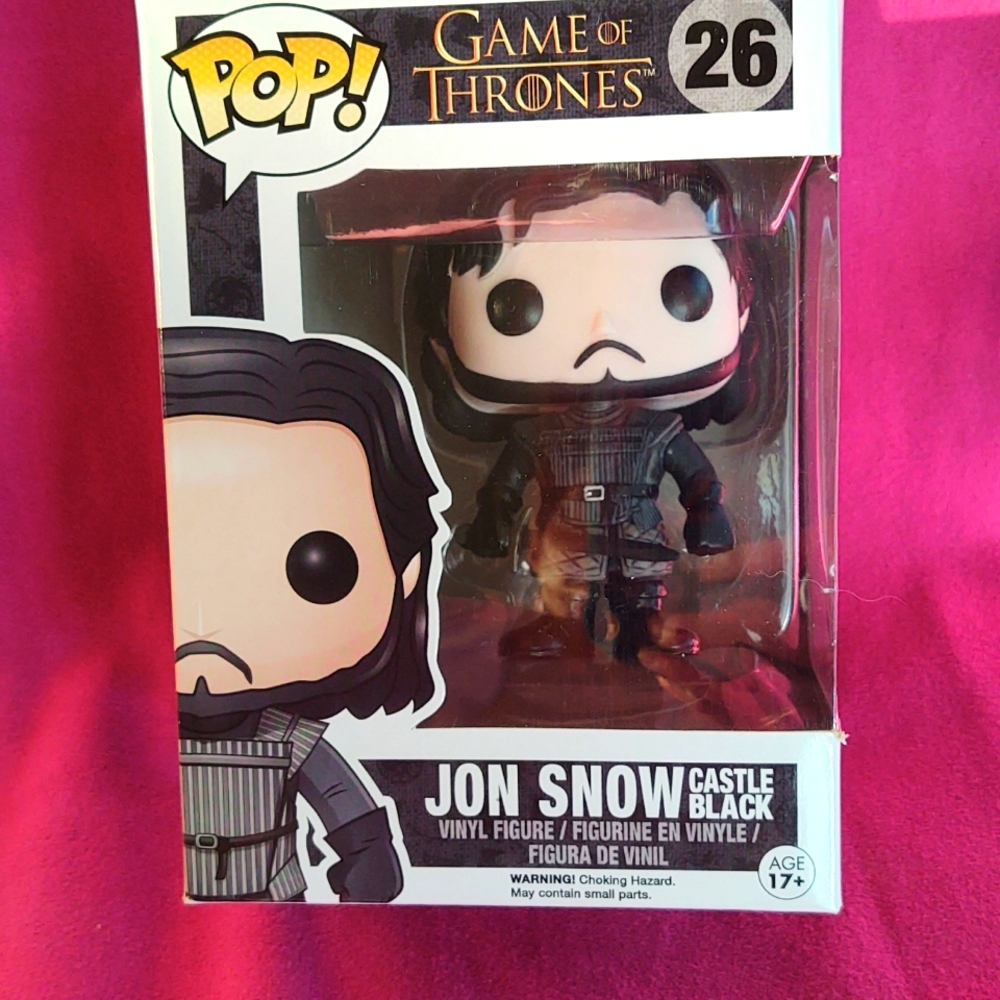 Funko POP! Game Of Thrones #26 Jon Snow Collectible Castle Black Vinyl Figure